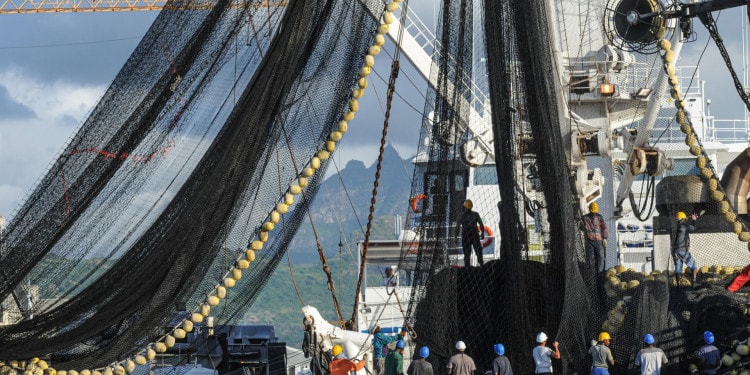 commercial fishing boat Mauritius