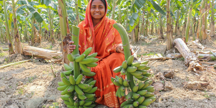 VSS Female Banana Farmer