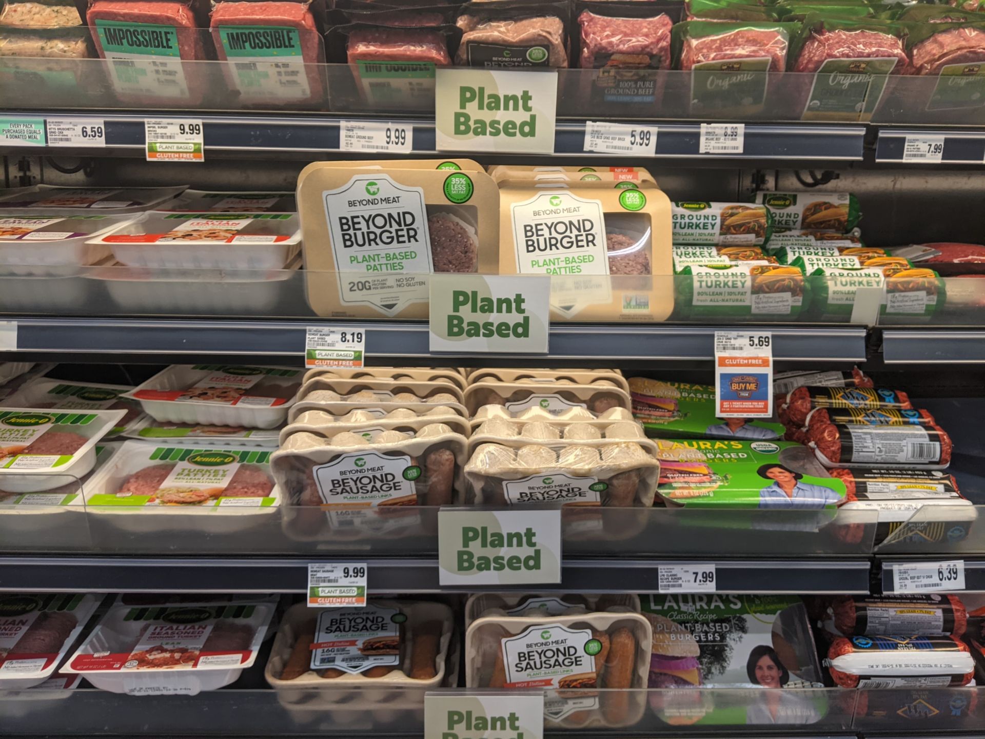 Plant based protein aisle