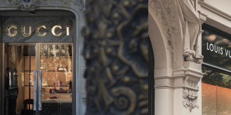Gucci and Louis Vuitton sustainable fashion