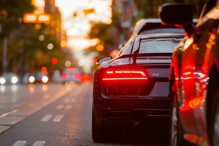 Cars on the road
