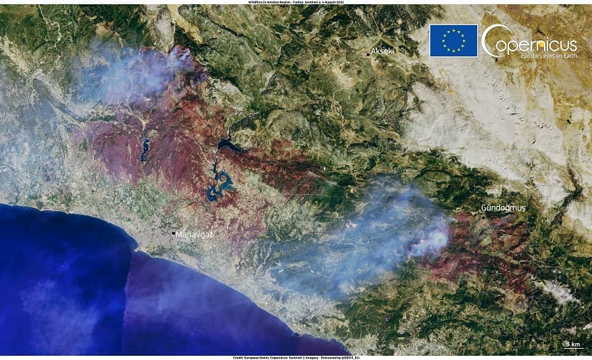 wildfires, Turkey