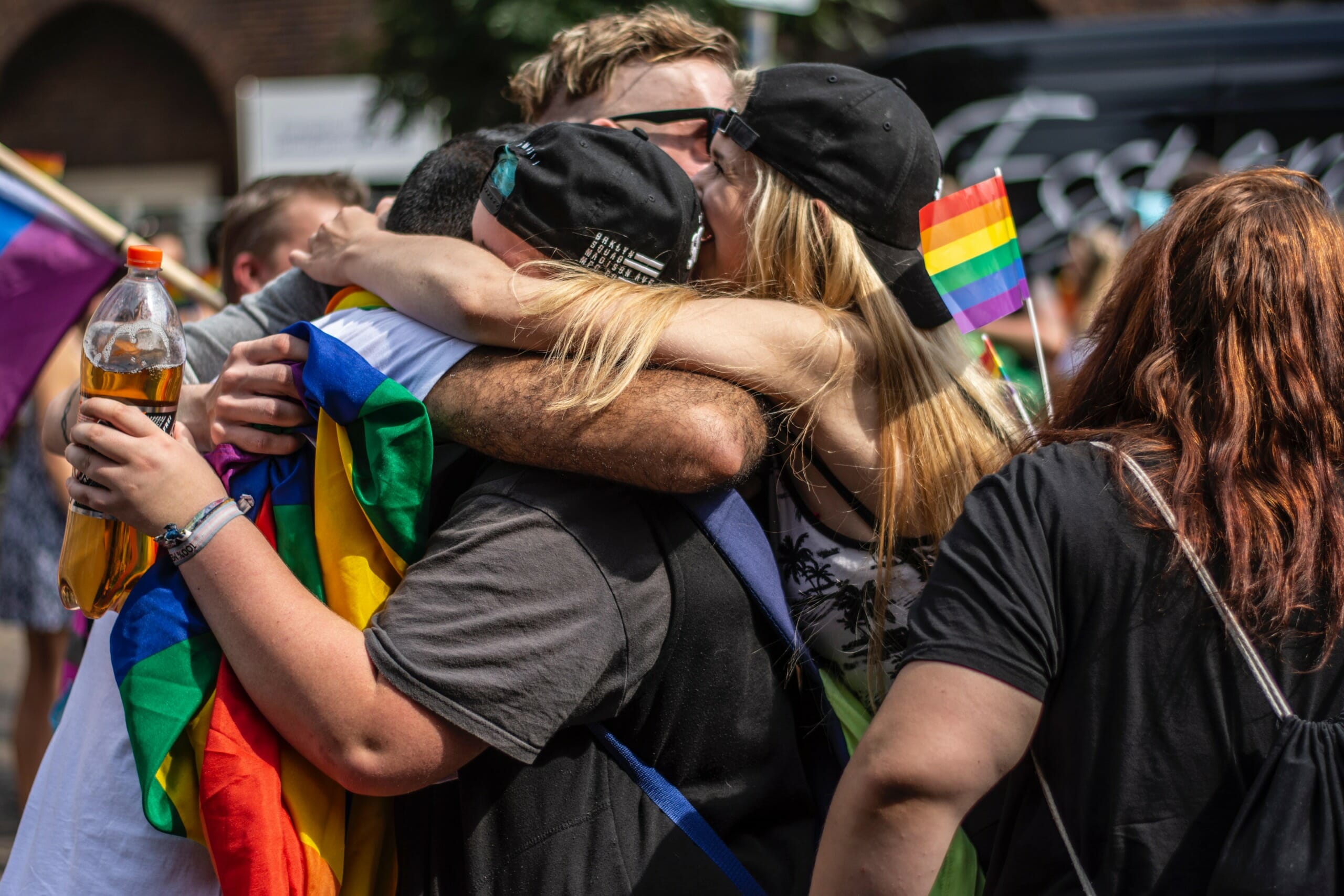 LGBT youth at Pride festival Germany