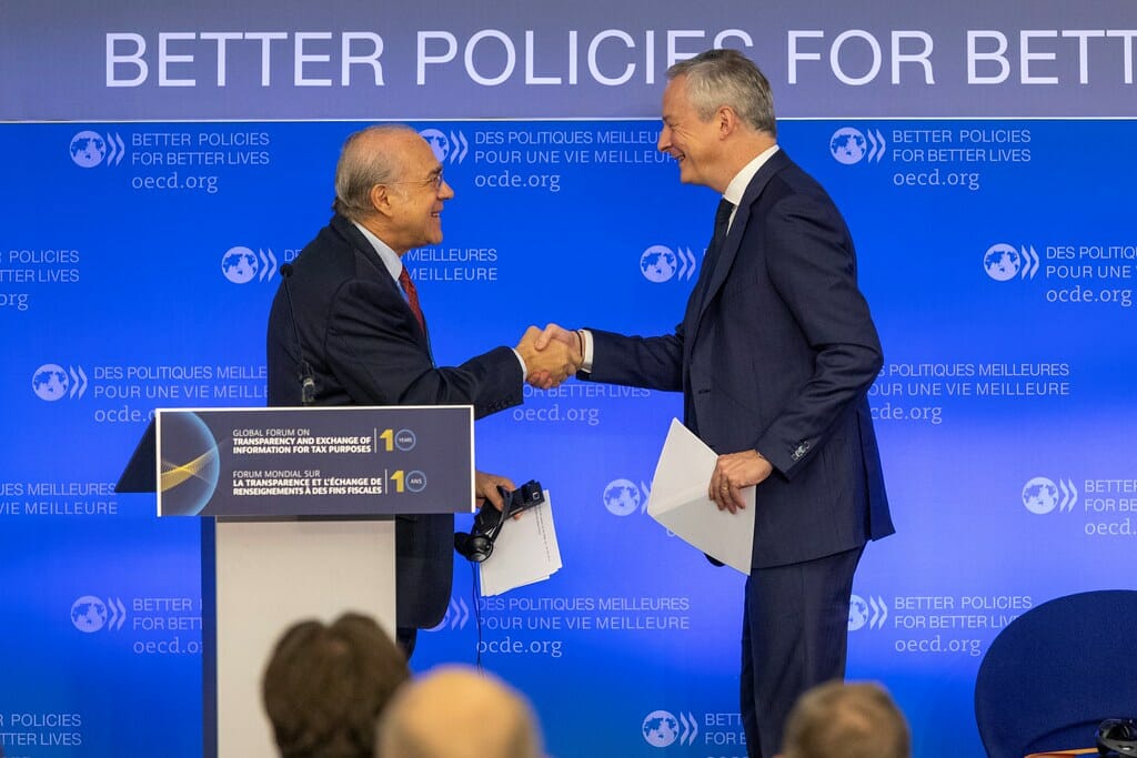OECD meeting for tax deal