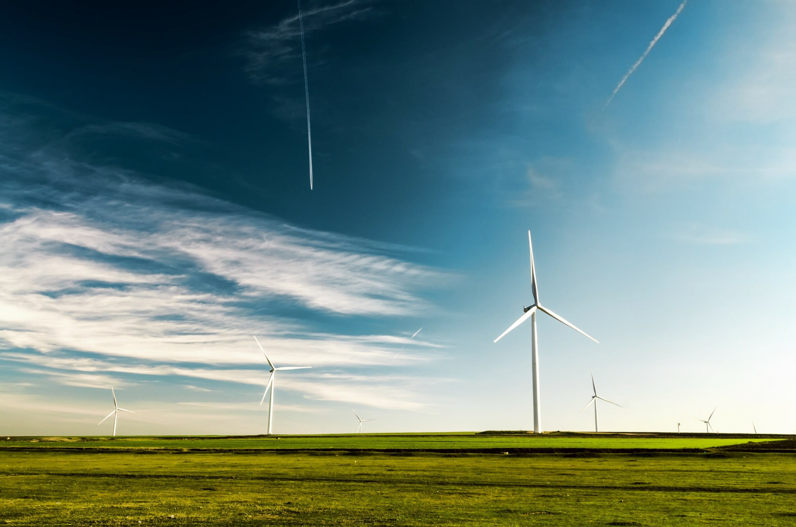 Wind Turbine Landscape to act against climate change
