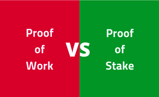 proof of stake vs proof of work model for blockchain that supports NFT