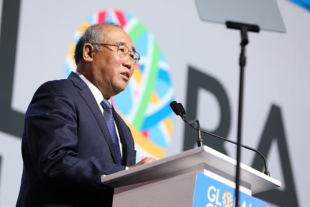 xie zhenhua cop26 climate envoy