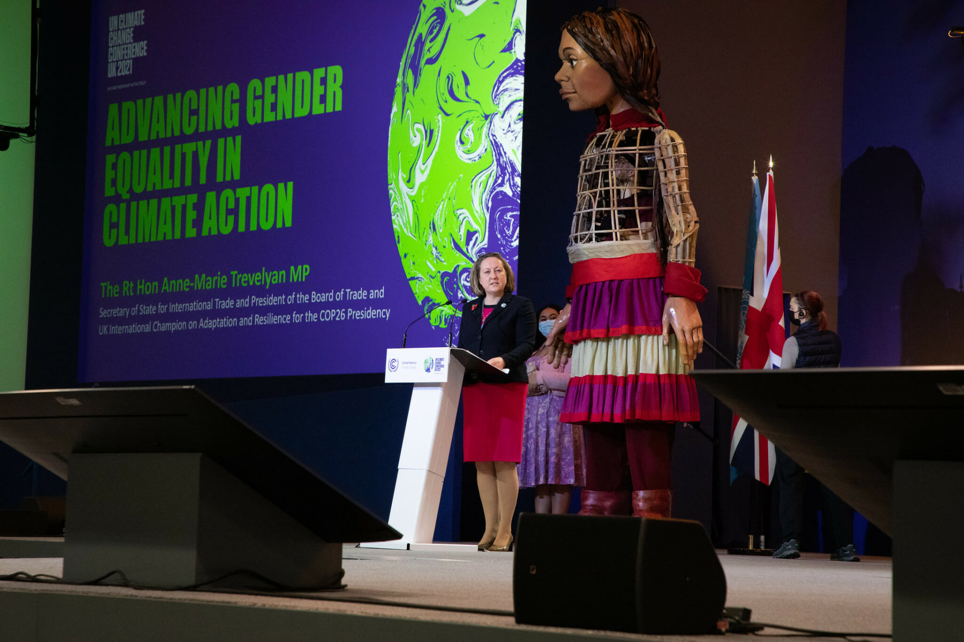 Little Amal at COP26