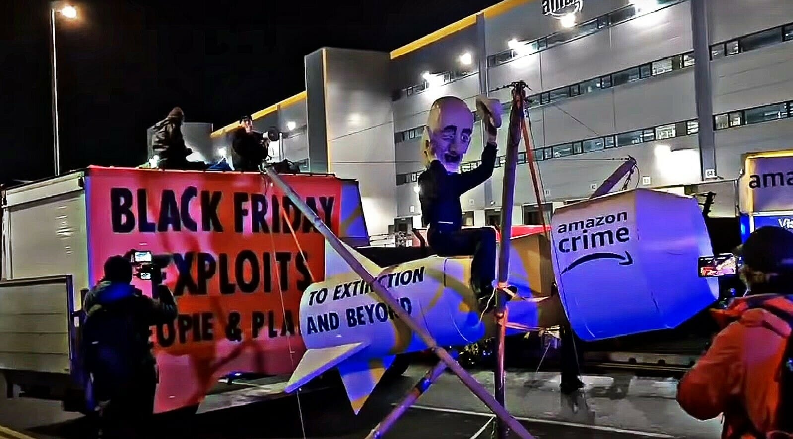 Climate Action: Extinction Rebellion Targets Amazon’s Distribution Network