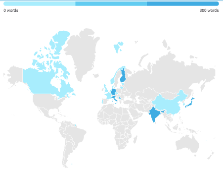 Map of the world