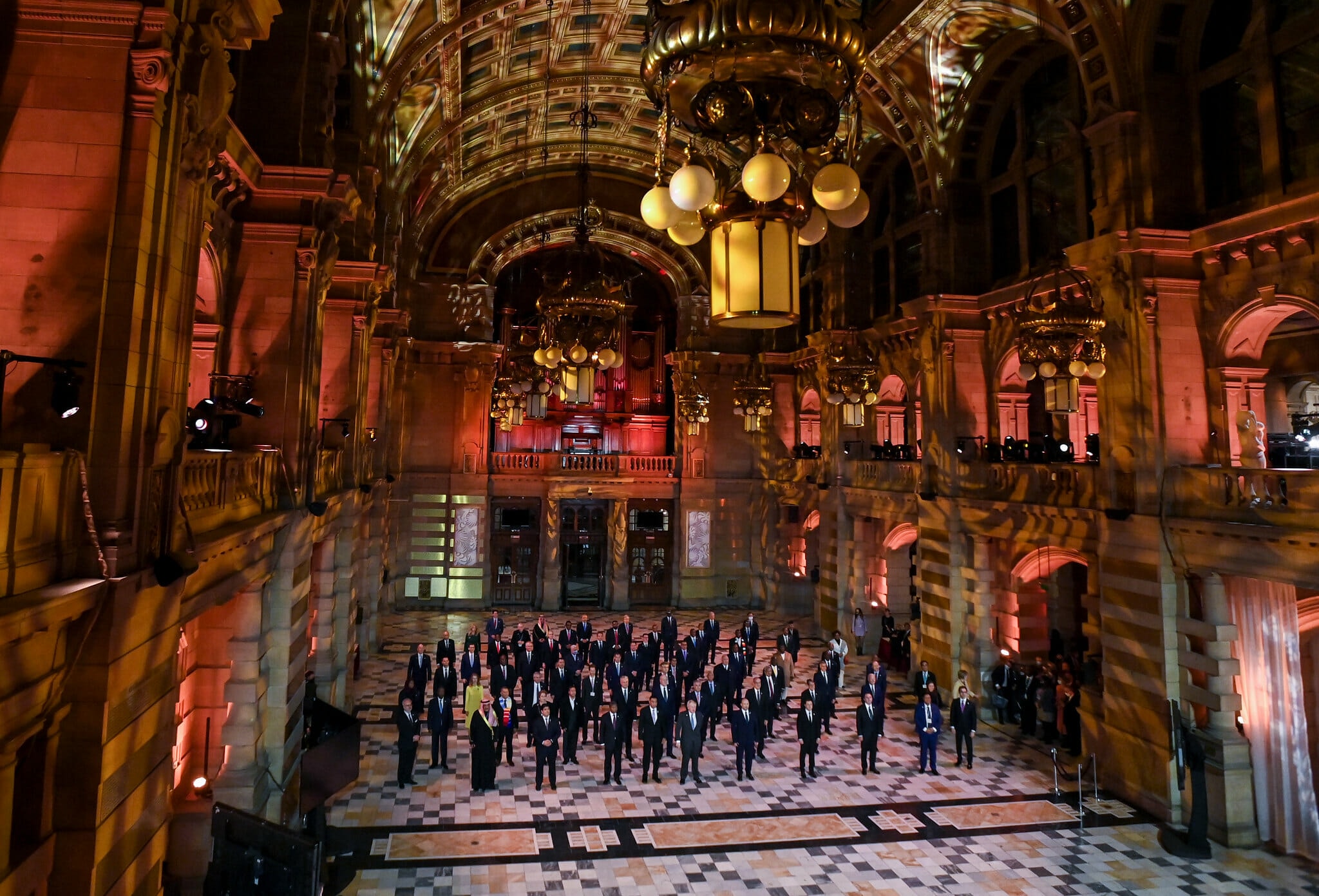 Group of world leaders with a few women