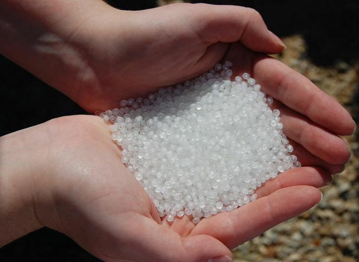 nurdles in someone's hands