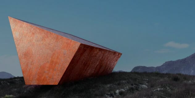 monolith in the middle of nowhere