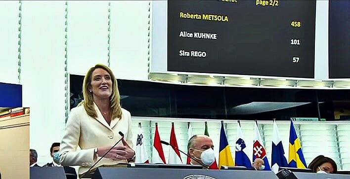 Anti-abortionist Roberta Metsola is New EU Parliament President