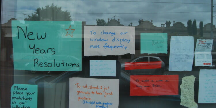 How to Stick to New Year’s Resolutions