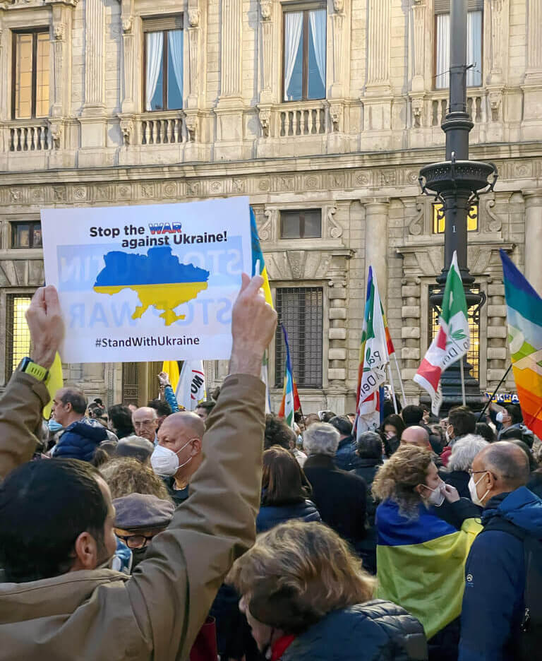 Ukraine-Russia War: Humanitarian Funds and Anti-War Protests