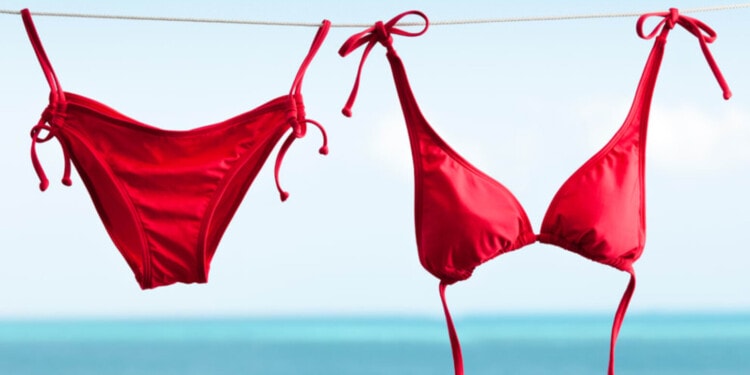red bikini