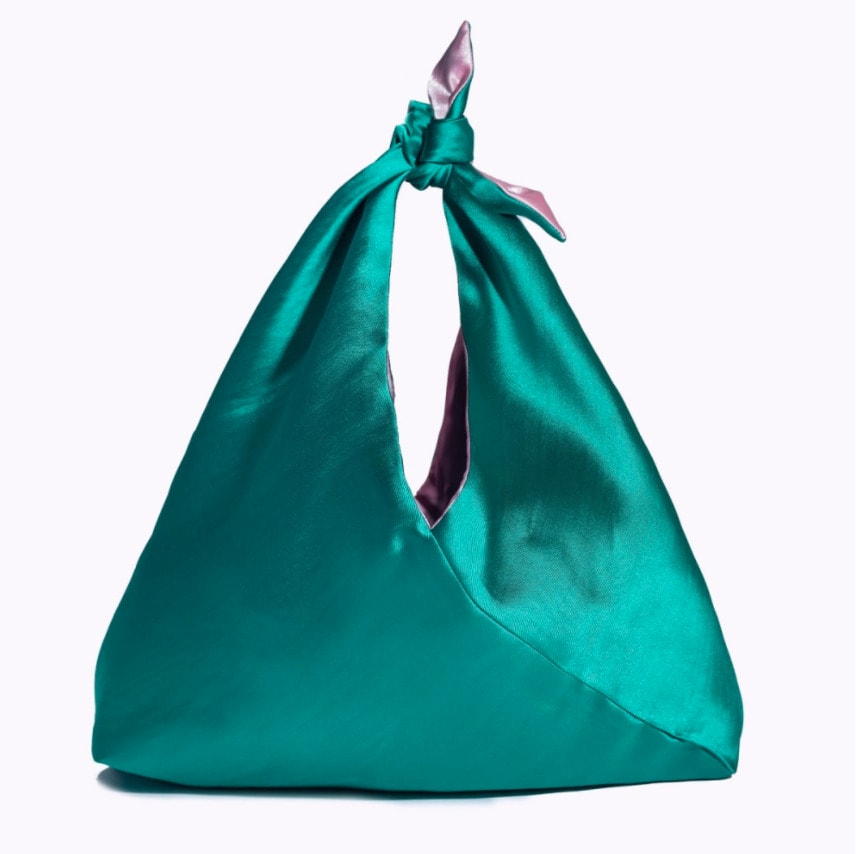 upcycled cocktail bag