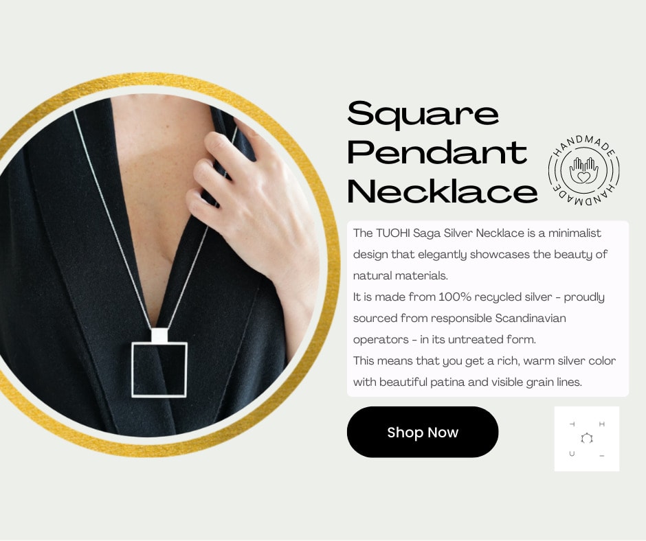 Sustainable Fashion Jewelry Silver