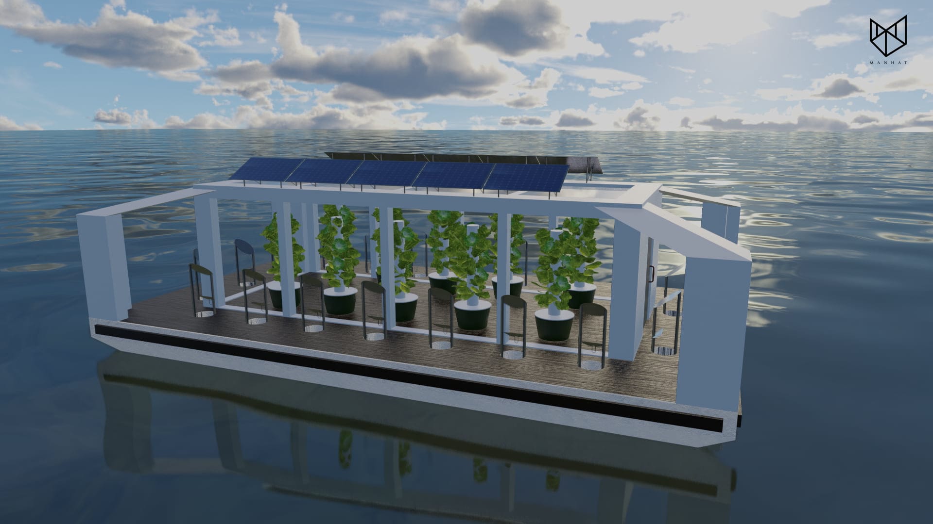 Manhat: Bringing Sustainable Water and Floating Farm Solutions to Earth’s Driest Regions