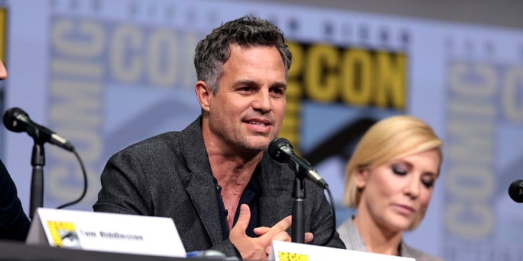 Mark Ruffalo speaking agasint climate change