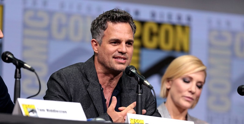 Mark Ruffalo speaking agasint climate change