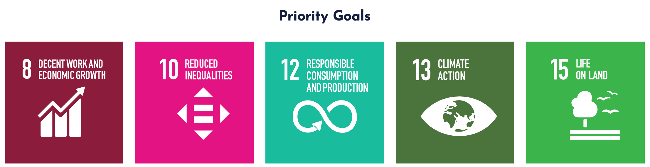 priority sdg's