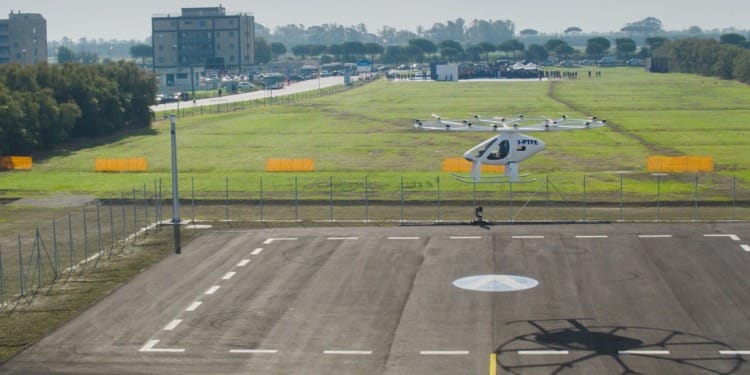 Volocopter Takes off From the First Italian Vertiport