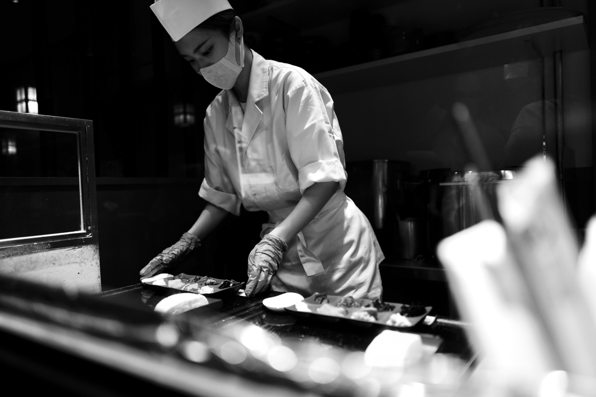 Women in the food industry.