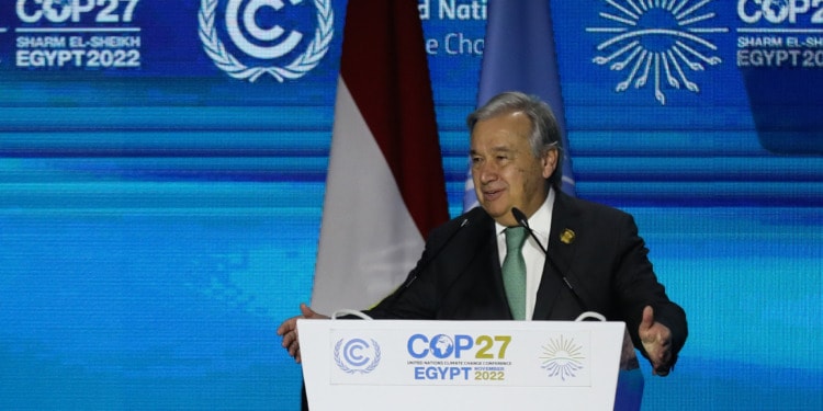 COP27: We’re Losing the Fight for Our Lives, Says António Guterres