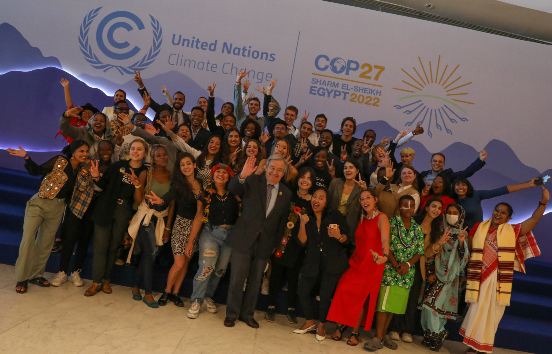 Young people at COP27