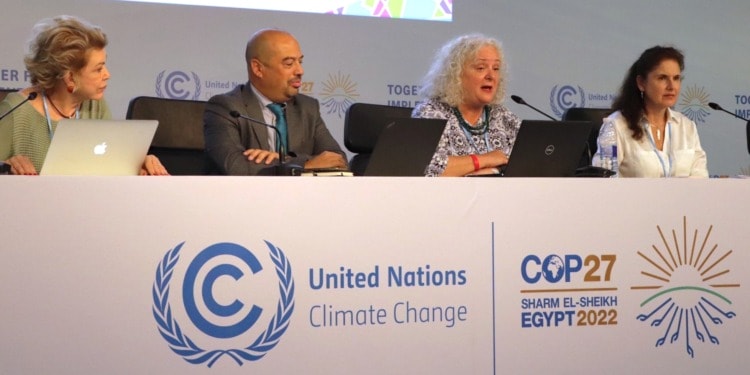 Cities and Regions at the LGMA pavilion at COP27