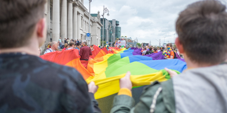 Dublin pride parade in 2016.