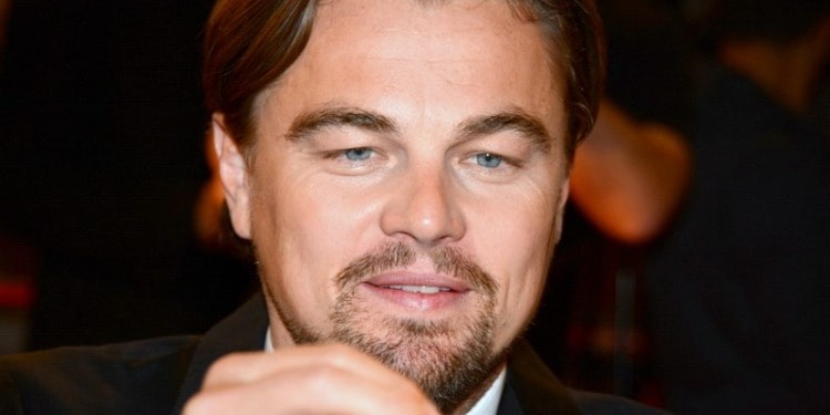 Leonardo DiCaprio speaking of climate change at his academy award acceptance speech