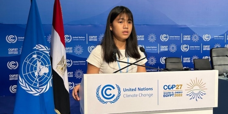 Licypriya Kangujam at COP27