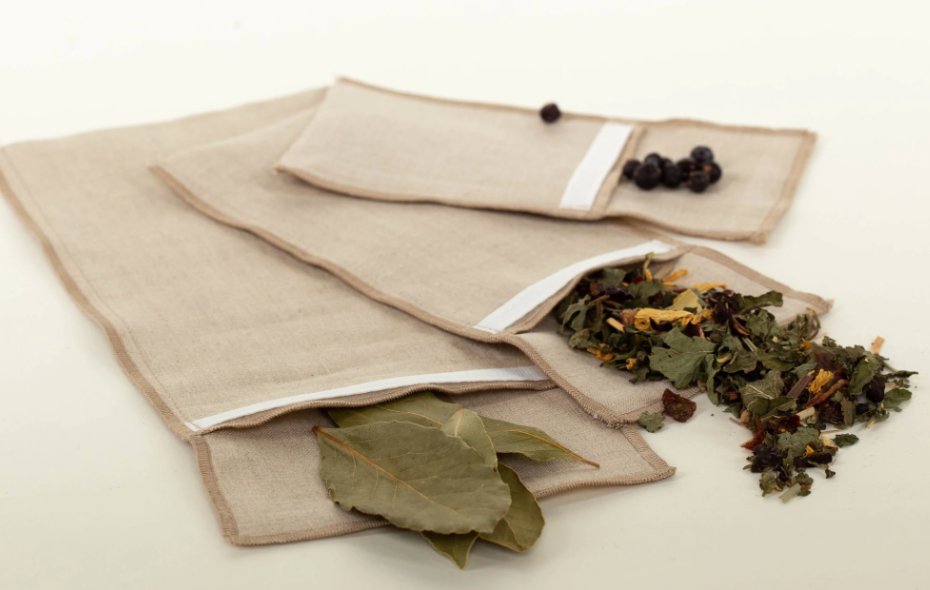 Organic Linen Tea Filters Sustainable Christmas gifts