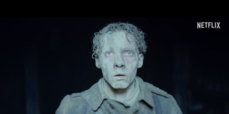 Framce from 2022 film, "All Quier on the Western Front"