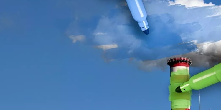 Green and blue markers