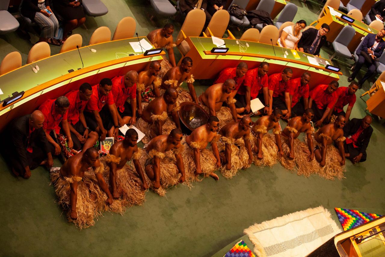 Many Indigenous communities in the Pacific have unbreakable ties to and invaluable knowledge of the ocean. This was honored at the 2017 UN Ocean Conference, which opened with a traditional Fijian kava ceremony.