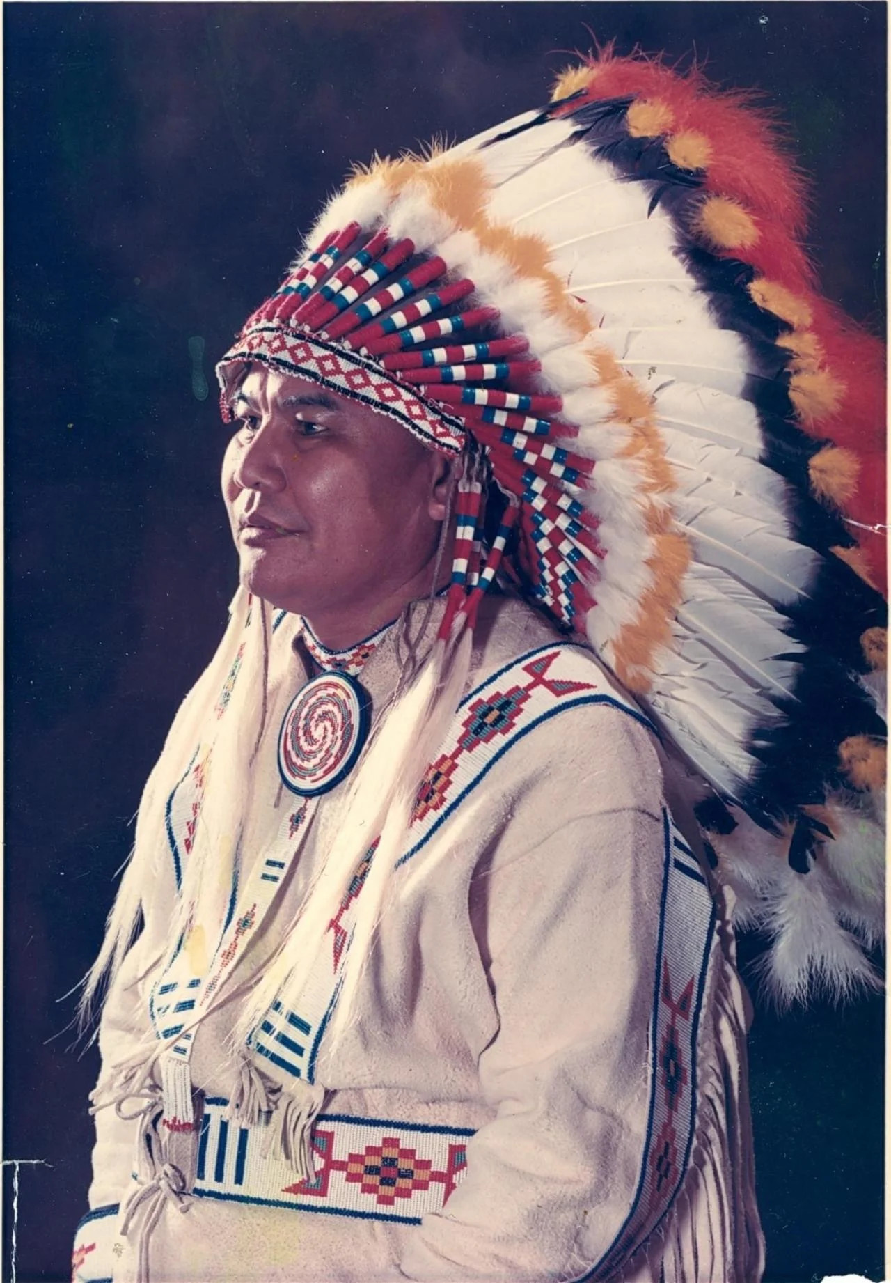 Grand Chief George Manuel from the National Indian Brotherhood in Canada was part of the Canadian delegation to the UN Conference on the Human Environment.