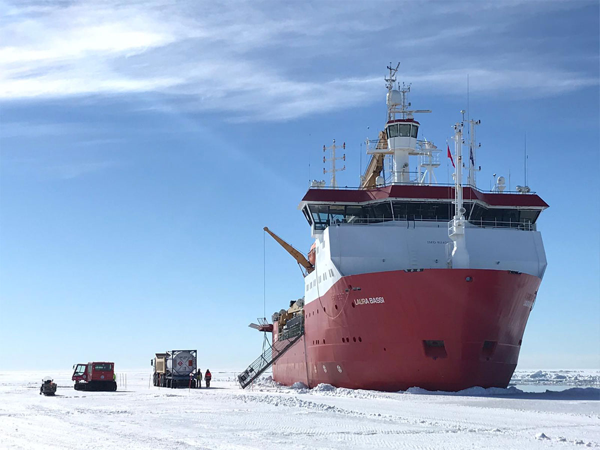 Melting ice in Antarctica allows Italian researchers to travel further south than ever before
