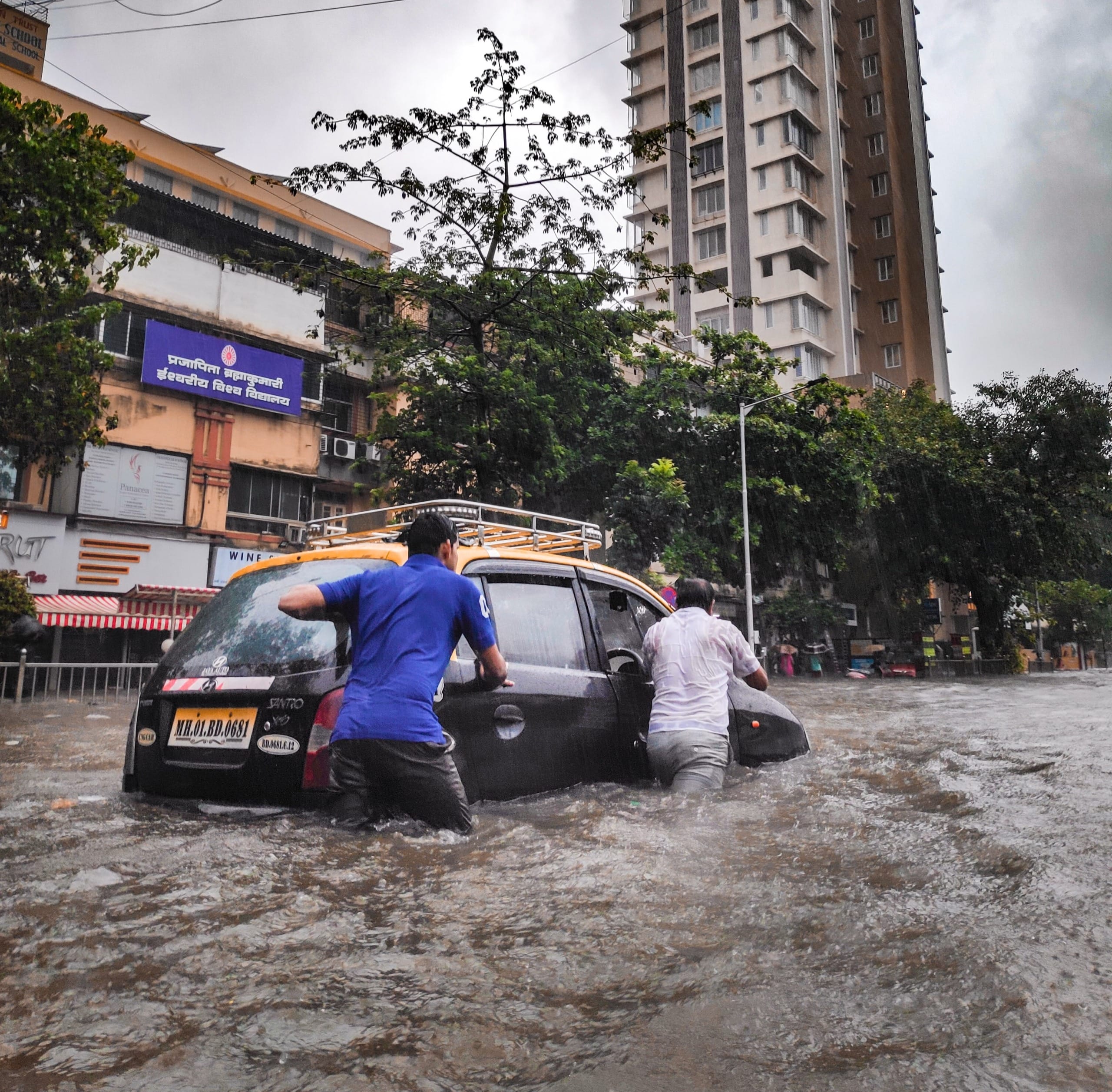 A photo demonstrating the loss and damage caused by flooding