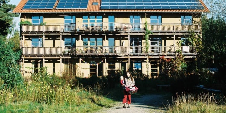 Eco-village Sieben Linden's straw-bale building
