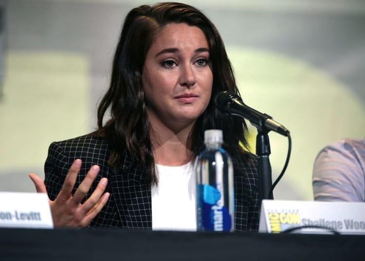 Shailene Woodley, one of 10 eco-friendly celebrities featured in this article