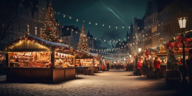 Christmas towns in the US