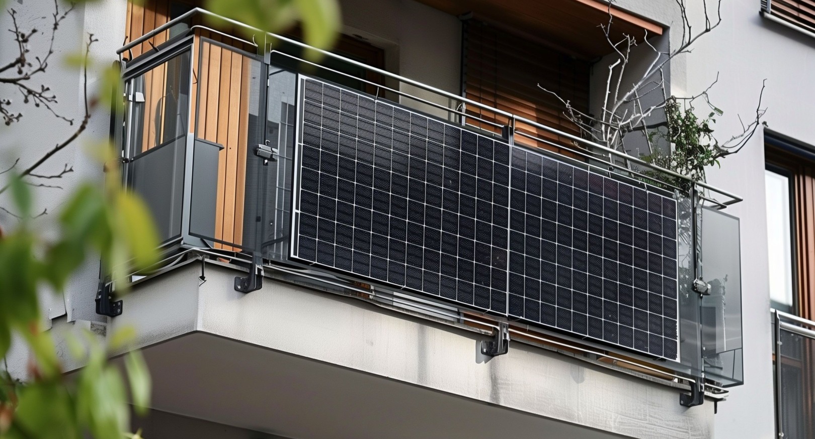 Solar panels on German balconies
