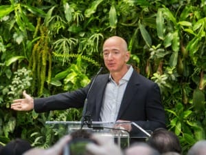 ESG News regarding Jeff Bezos halting climate funds