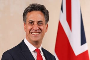 ESG News regarding Ed Miliband and China talks