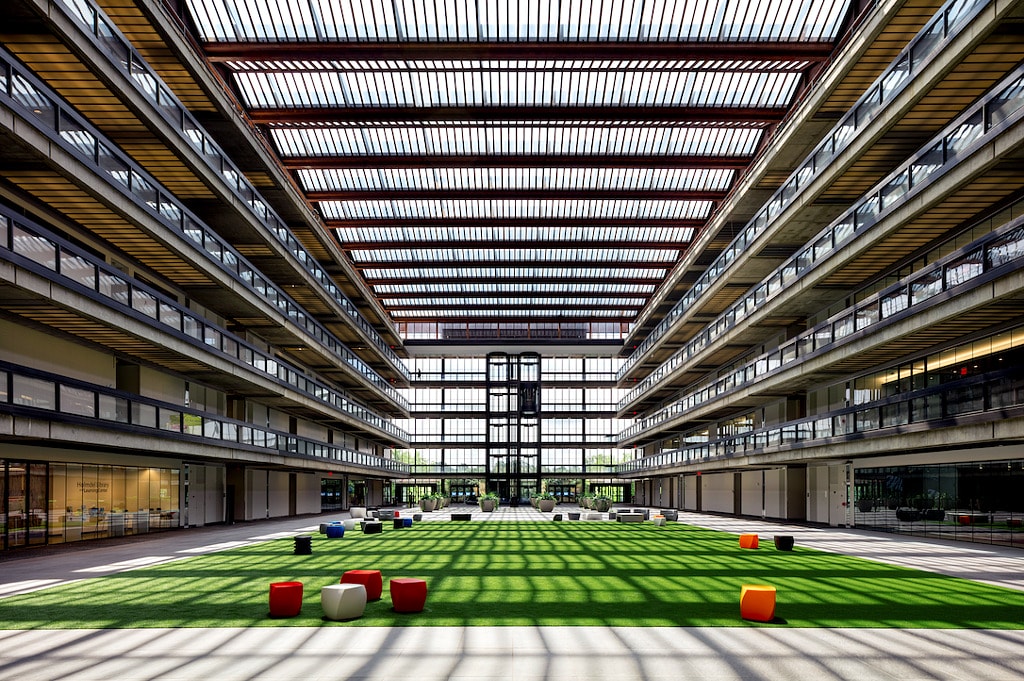 Bell Works building showcasing flexible space and mixed-use real estate