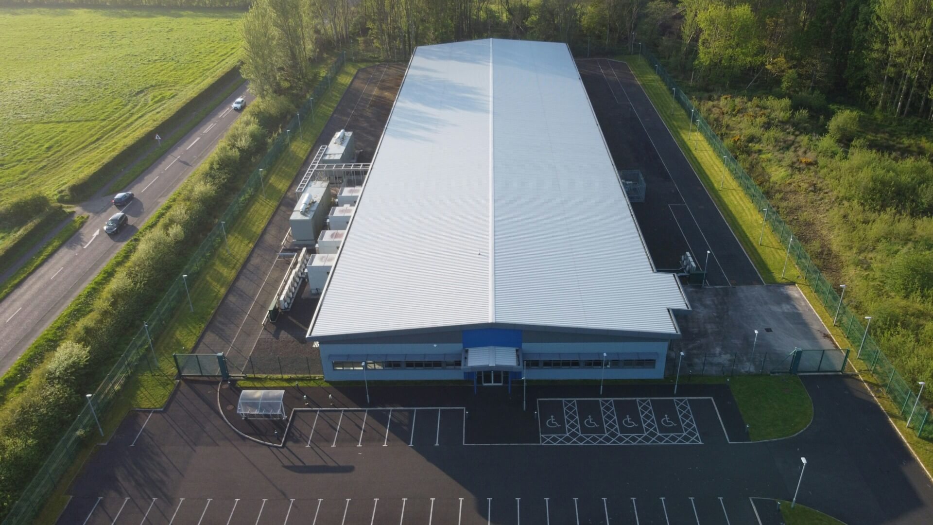 Data center consuming electricity for generative AI model training